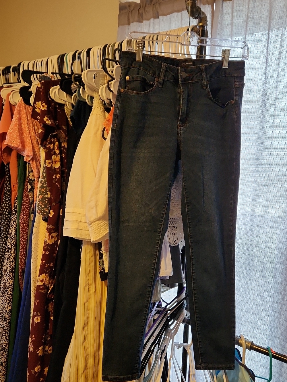 Tahari Dark Wash Skinny Jeans